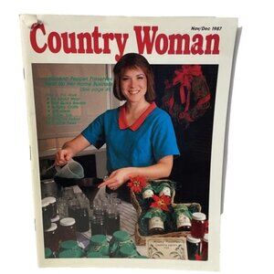Country Woman Magazine Nov. Dec. 1987 Vol 17 No. 7 Cooking Crafts Design